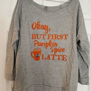 Pumpkin spice latte sweater
